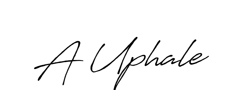 Create a beautiful signature design for name A Uphale. With this signature (Antro_Vectra_Bolder) fonts, you can make a handwritten signature for free. A Uphale signature style 7 images and pictures png