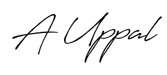 Best and Professional Signature Style for A Uppal. Antro_Vectra_Bolder Best Signature Style Collection. A Uppal signature style 7 images and pictures png