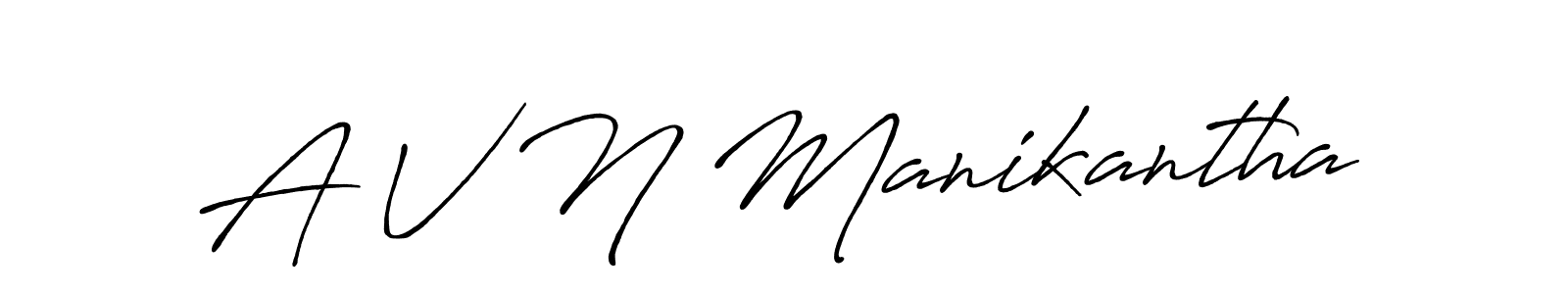 How to Draw A V N Manikantha signature style? Antro_Vectra_Bolder is a latest design signature styles for name A V N Manikantha. A V N Manikantha signature style 7 images and pictures png