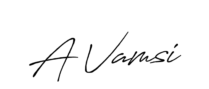 The best way (Antro_Vectra_Bolder) to make a short signature is to pick only two or three words in your name. The name A Vamsi include a total of six letters. For converting this name. A Vamsi signature style 7 images and pictures png