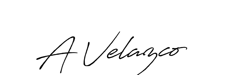 How to Draw A Velazco signature style? Antro_Vectra_Bolder is a latest design signature styles for name A Velazco. A Velazco signature style 7 images and pictures png