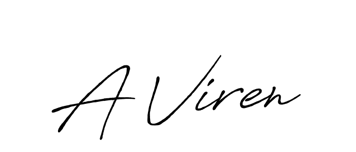 Here are the top 10 professional signature styles for the name A Viren. These are the best autograph styles you can use for your name. A Viren signature style 7 images and pictures png