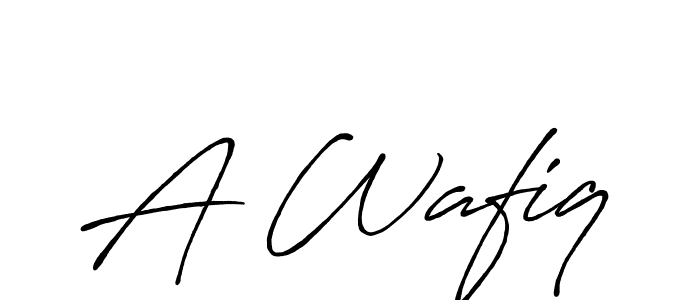 Best and Professional Signature Style for A Wafiq. Antro_Vectra_Bolder Best Signature Style Collection. A Wafiq signature style 7 images and pictures png