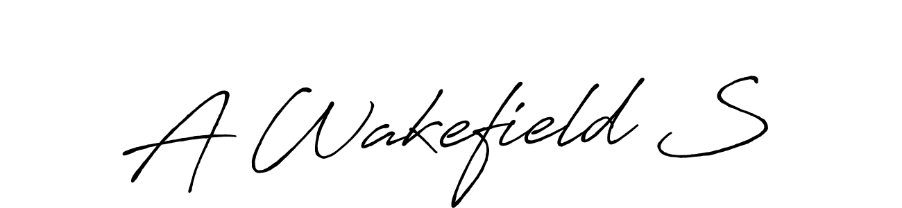 if you are searching for the best signature style for your name A Wakefield S. so please give up your signature search. here we have designed multiple signature styles  using Antro_Vectra_Bolder. A Wakefield S signature style 7 images and pictures png