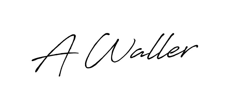 It looks lik you need a new signature style for name A Waller. Design unique handwritten (Antro_Vectra_Bolder) signature with our free signature maker in just a few clicks. A Waller signature style 7 images and pictures png