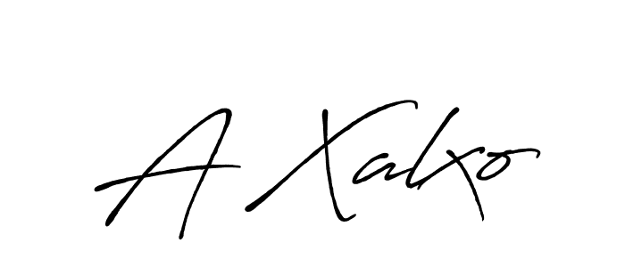 Here are the top 10 professional signature styles for the name A Xalxo. These are the best autograph styles you can use for your name. A Xalxo signature style 7 images and pictures png