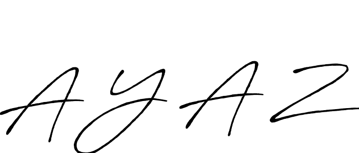 It looks lik you need a new signature style for name A Y A Z. Design unique handwritten (Antro_Vectra_Bolder) signature with our free signature maker in just a few clicks. A Y A Z signature style 7 images and pictures png