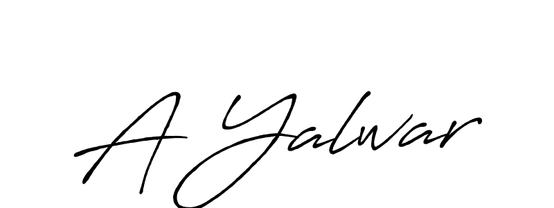 How to Draw A Yalwar signature style? Antro_Vectra_Bolder is a latest design signature styles for name A Yalwar. A Yalwar signature style 7 images and pictures png