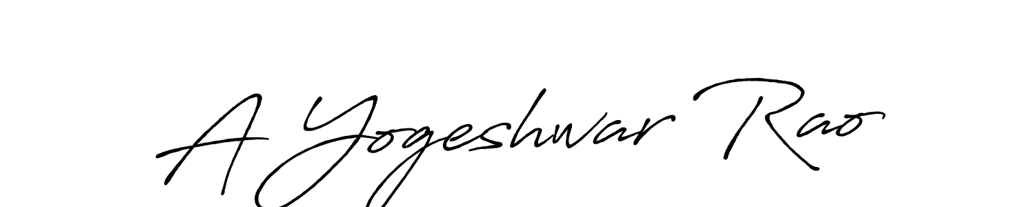 You should practise on your own different ways (Antro_Vectra_Bolder) to write your name (A Yogeshwar Rao) in signature. don't let someone else do it for you. A Yogeshwar Rao signature style 7 images and pictures png