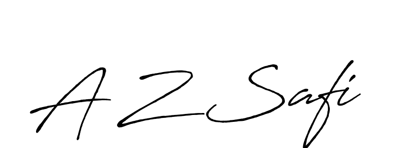 This is the best signature style for the A Z Safi name. Also you like these signature font (Antro_Vectra_Bolder). Mix name signature. A Z Safi signature style 7 images and pictures png