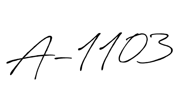 How to Draw A-1103 signature style? Antro_Vectra_Bolder is a latest design signature styles for name A-1103. A-1103 signature style 7 images and pictures png