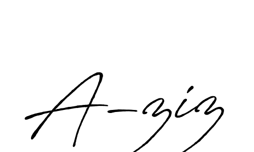 Antro_Vectra_Bolder is a professional signature style that is perfect for those who want to add a touch of class to their signature. It is also a great choice for those who want to make their signature more unique. Get A-ziz name to fancy signature for free. A-ziz signature style 7 images and pictures png