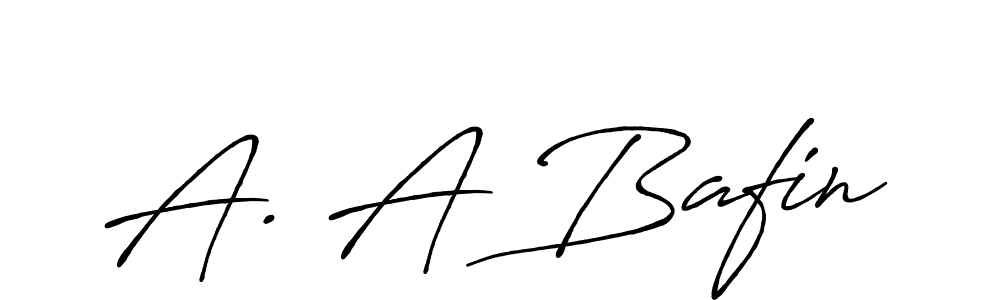 Make a beautiful signature design for name A. A Bafin. With this signature (Antro_Vectra_Bolder) style, you can create a handwritten signature for free. A. A Bafin signature style 7 images and pictures png