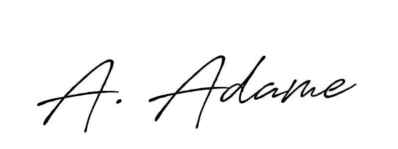 It looks lik you need a new signature style for name A. Adame. Design unique handwritten (Antro_Vectra_Bolder) signature with our free signature maker in just a few clicks. A. Adame signature style 7 images and pictures png