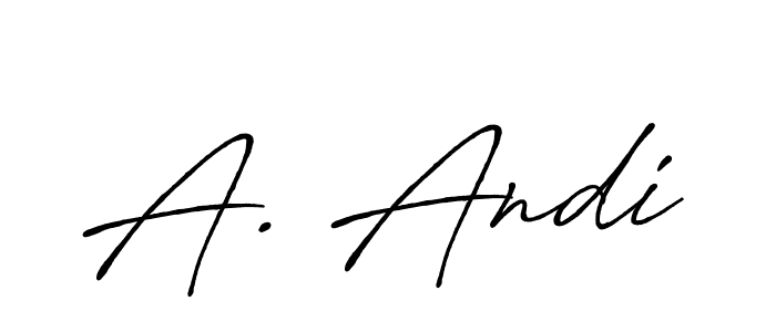 Antro_Vectra_Bolder is a professional signature style that is perfect for those who want to add a touch of class to their signature. It is also a great choice for those who want to make their signature more unique. Get A. Andi name to fancy signature for free. A. Andi signature style 7 images and pictures png