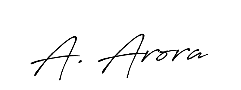 It looks lik you need a new signature style for name A. Arora. Design unique handwritten (Antro_Vectra_Bolder) signature with our free signature maker in just a few clicks. A. Arora signature style 7 images and pictures png