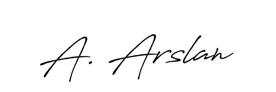 if you are searching for the best signature style for your name A. Arslan. so please give up your signature search. here we have designed multiple signature styles  using Antro_Vectra_Bolder. A. Arslan signature style 7 images and pictures png