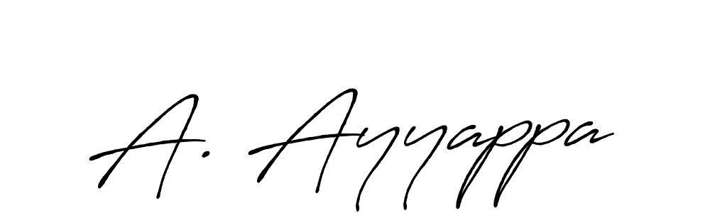 It looks lik you need a new signature style for name A. Ayyappa. Design unique handwritten (Antro_Vectra_Bolder) signature with our free signature maker in just a few clicks. A. Ayyappa signature style 7 images and pictures png