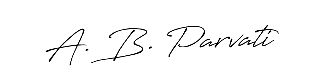 How to Draw A. B. Parvati signature style? Antro_Vectra_Bolder is a latest design signature styles for name A. B. Parvati. A. B. Parvati signature style 7 images and pictures png