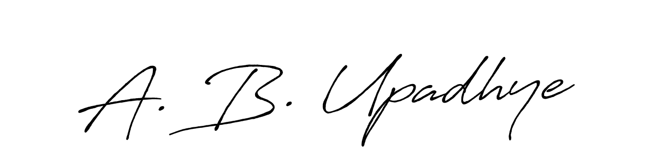 It looks lik you need a new signature style for name A. B. Upadhye. Design unique handwritten (Antro_Vectra_Bolder) signature with our free signature maker in just a few clicks. A. B. Upadhye signature style 7 images and pictures png