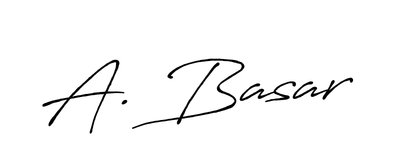 A. Basar stylish signature style. Best Handwritten Sign (Antro_Vectra_Bolder) for my name. Handwritten Signature Collection Ideas for my name A. Basar. A. Basar signature style 7 images and pictures png