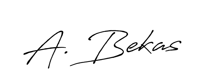 You should practise on your own different ways (Antro_Vectra_Bolder) to write your name (A. Bekas) in signature. don't let someone else do it for you. A. Bekas signature style 7 images and pictures png