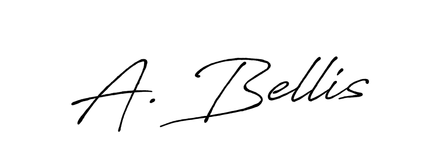 Design your own signature with our free online signature maker. With this signature software, you can create a handwritten (Antro_Vectra_Bolder) signature for name A. Bellis. A. Bellis signature style 7 images and pictures png