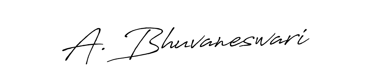 Antro_Vectra_Bolder is a professional signature style that is perfect for those who want to add a touch of class to their signature. It is also a great choice for those who want to make their signature more unique. Get A. Bhuvaneswari name to fancy signature for free. A. Bhuvaneswari signature style 7 images and pictures png