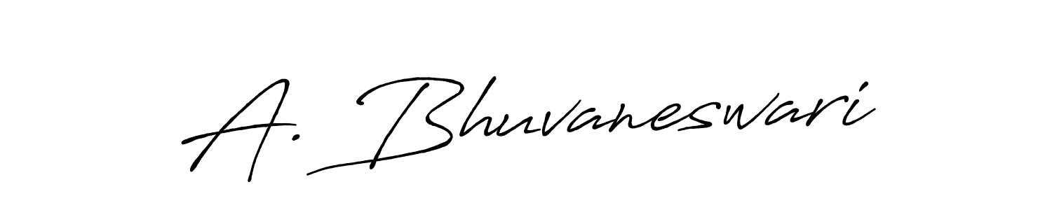 Antro_Vectra_Bolder is a professional signature style that is perfect for those who want to add a touch of class to their signature. It is also a great choice for those who want to make their signature more unique. Get A. Bhuvaneswari name to fancy signature for free. A. Bhuvaneswari signature style 7 images and pictures png