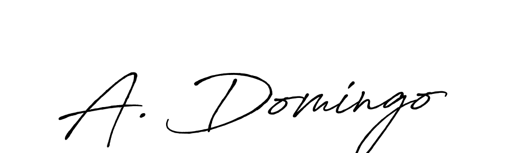 Similarly Antro_Vectra_Bolder is the best handwritten signature design. Signature creator online .You can use it as an online autograph creator for name A. Domingo. A. Domingo signature style 7 images and pictures png