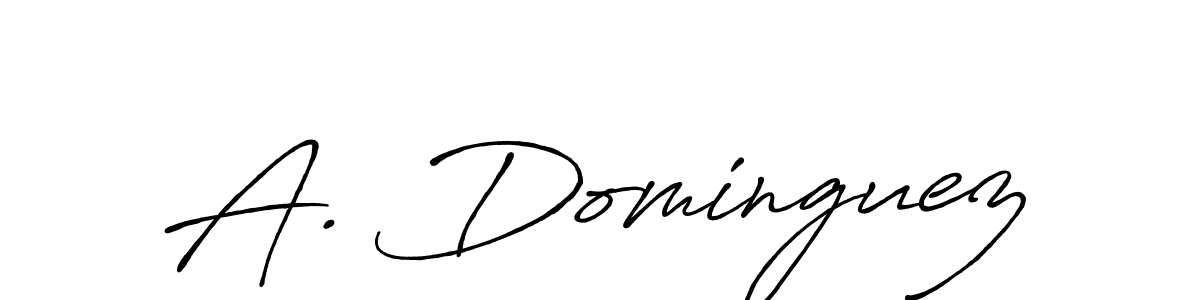 A. Dominguez stylish signature style. Best Handwritten Sign (Antro_Vectra_Bolder) for my name. Handwritten Signature Collection Ideas for my name A. Dominguez. A. Dominguez signature style 7 images and pictures png