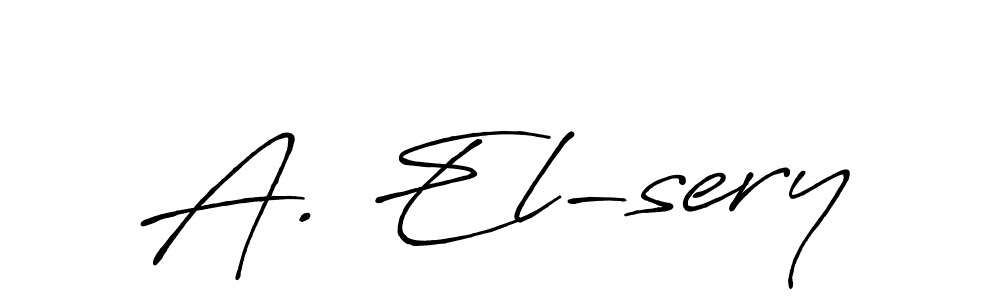 It looks lik you need a new signature style for name A. El-sery. Design unique handwritten (Antro_Vectra_Bolder) signature with our free signature maker in just a few clicks. A. El-sery signature style 7 images and pictures png