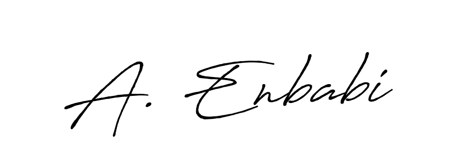 Make a short A. Enbabi signature style. Manage your documents anywhere anytime using Antro_Vectra_Bolder. Create and add eSignatures, submit forms, share and send files easily. A. Enbabi signature style 7 images and pictures png