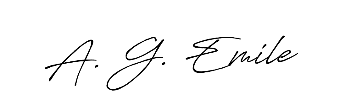 You can use this online signature creator to create a handwritten signature for the name A. G. Emile. This is the best online autograph maker. A. G. Emile signature style 7 images and pictures png