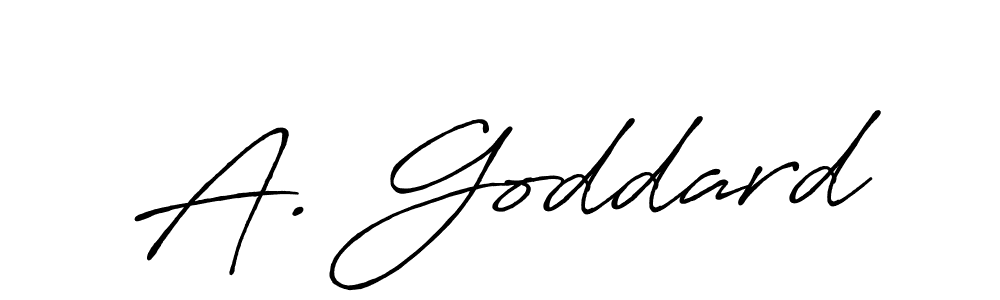 It looks lik you need a new signature style for name A. Goddard. Design unique handwritten (Antro_Vectra_Bolder) signature with our free signature maker in just a few clicks. A. Goddard signature style 7 images and pictures png