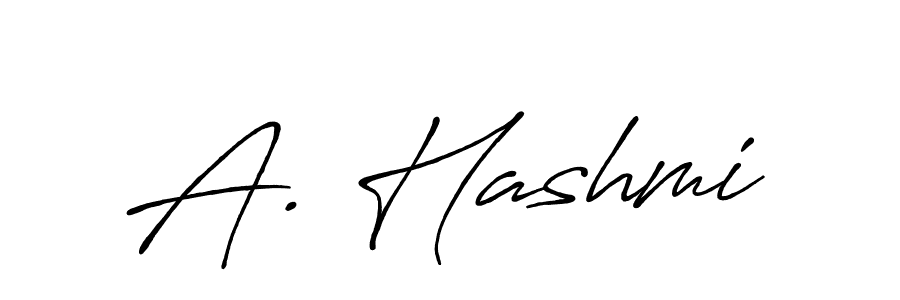 Make a beautiful signature design for name A. Hashmi. With this signature (Antro_Vectra_Bolder) style, you can create a handwritten signature for free. A. Hashmi signature style 7 images and pictures png