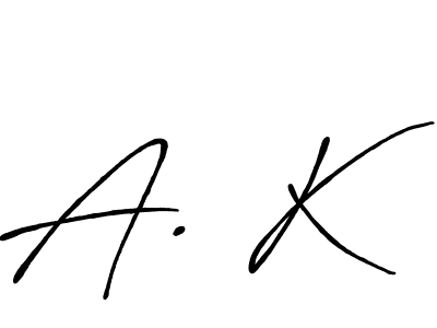 How to make A. K signature? Antro_Vectra_Bolder is a professional autograph style. Create handwritten signature for A. K name. A. K signature style 7 images and pictures png