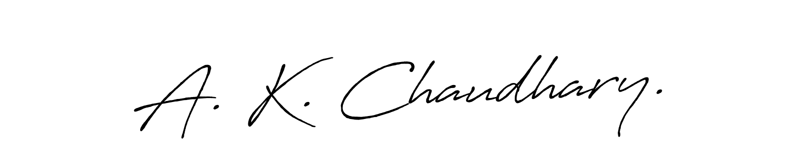 if you are searching for the best signature style for your name A. K. Chaudhary.. so please give up your signature search. here we have designed multiple signature styles  using Antro_Vectra_Bolder. A. K. Chaudhary. signature style 7 images and pictures png