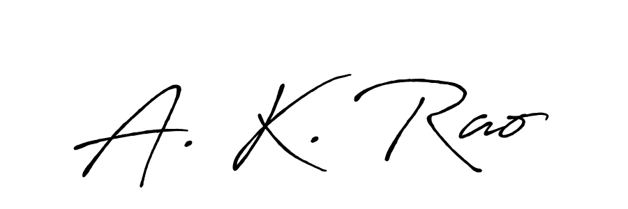 How to make A. K. Rao signature? Antro_Vectra_Bolder is a professional autograph style. Create handwritten signature for A. K. Rao name. A. K. Rao signature style 7 images and pictures png