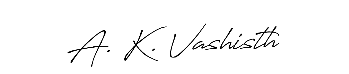 How to make A. K. Vashisth signature? Antro_Vectra_Bolder is a professional autograph style. Create handwritten signature for A. K. Vashisth name. A. K. Vashisth signature style 7 images and pictures png