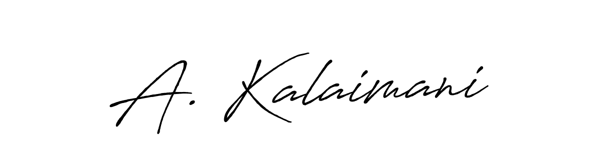 How to Draw A. Kalaimani signature style? Antro_Vectra_Bolder is a latest design signature styles for name A. Kalaimani. A. Kalaimani signature style 7 images and pictures png