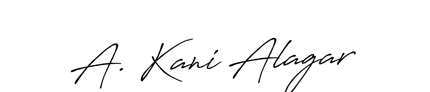 How to Draw A. Kani Alagar signature style? Antro_Vectra_Bolder is a latest design signature styles for name A. Kani Alagar. A. Kani Alagar signature style 7 images and pictures png