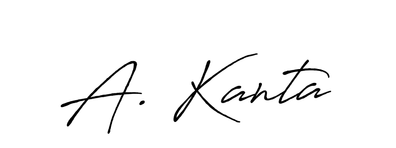 Check out images of Autograph of A. Kanta name. Actor A. Kanta Signature Style. Antro_Vectra_Bolder is a professional sign style online. A. Kanta signature style 7 images and pictures png