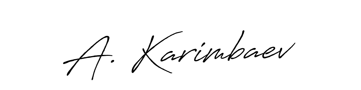 Once you've used our free online signature maker to create your best signature Antro_Vectra_Bolder style, it's time to enjoy all of the benefits that A. Karimbaev name signing documents. A. Karimbaev signature style 7 images and pictures png