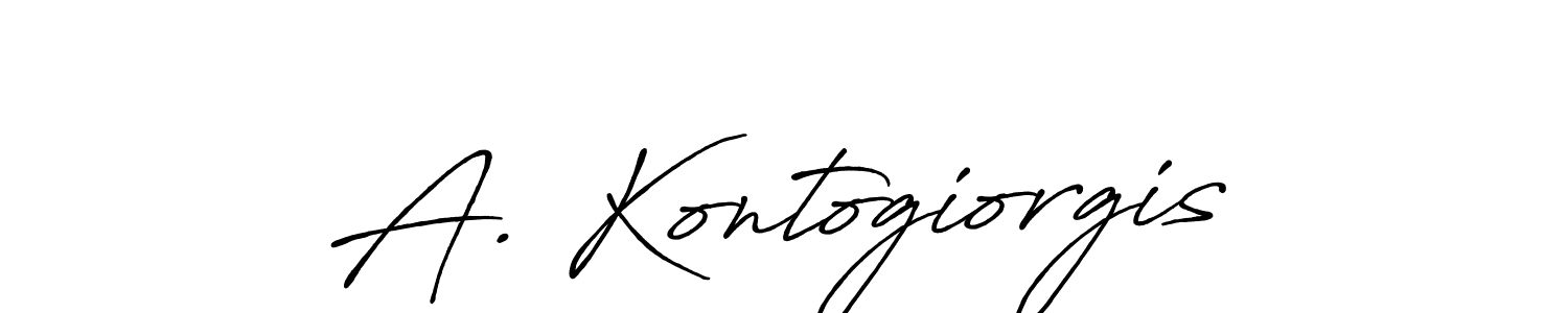 Similarly Antro_Vectra_Bolder is the best handwritten signature design. Signature creator online .You can use it as an online autograph creator for name A. Kontogiorgis. A. Kontogiorgis signature style 7 images and pictures png