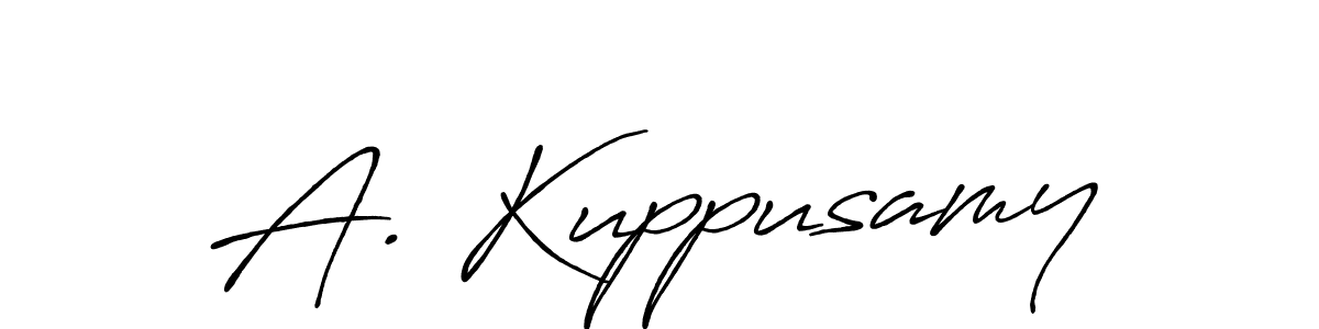 It looks lik you need a new signature style for name A. Kuppusamy. Design unique handwritten (Antro_Vectra_Bolder) signature with our free signature maker in just a few clicks. A. Kuppusamy signature style 7 images and pictures png