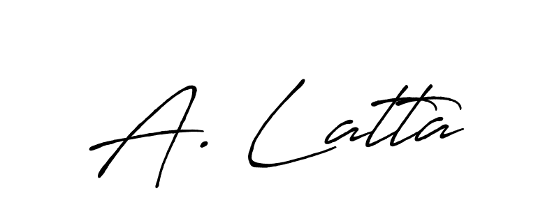Check out images of Autograph of A. Latta name. Actor A. Latta Signature Style. Antro_Vectra_Bolder is a professional sign style online. A. Latta signature style 7 images and pictures png