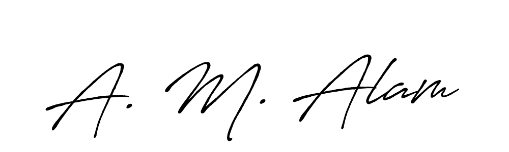 Once you've used our free online signature maker to create your best signature Antro_Vectra_Bolder style, it's time to enjoy all of the benefits that A. M. Alam name signing documents. A. M. Alam signature style 7 images and pictures png
