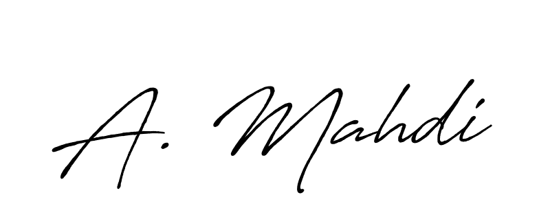 if you are searching for the best signature style for your name A. Mahdi. so please give up your signature search. here we have designed multiple signature styles  using Antro_Vectra_Bolder. A. Mahdi signature style 7 images and pictures png