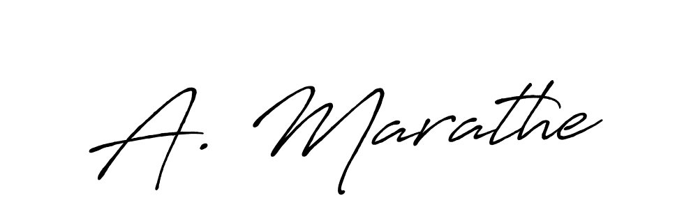 Best and Professional Signature Style for A. Marathe. Antro_Vectra_Bolder Best Signature Style Collection. A. Marathe signature style 7 images and pictures png